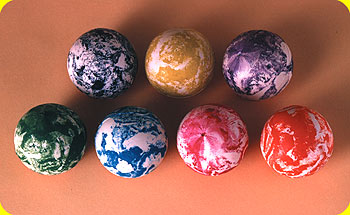 Oddballs Swirly Bouncy Balls available from Jugglingworld (UK only)