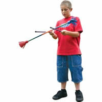 Devilstick performer using the Yoho Spinstix (available from Jugglingworld - UK only)
