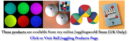 Juggling Balls advert from Jugglingworld