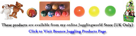 Bouncy Juggling Balls - click to visit Jugglingworld Store